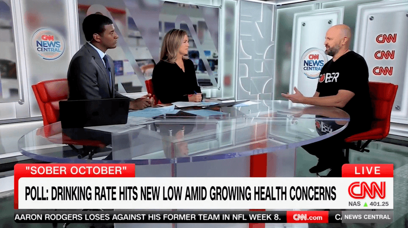 As Sober October comes to a close, Scott Strode joins CNN to discuss how we're building a movement 